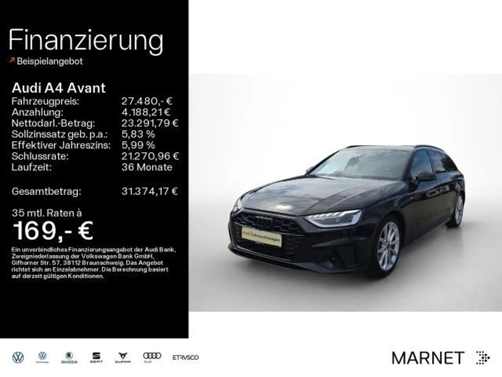 Audi A4 Quattro S-Line 40 TDI
