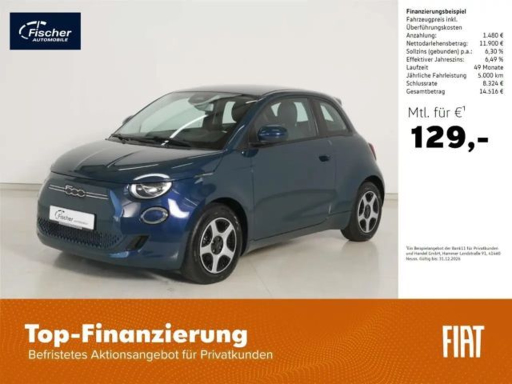 Fiat 500e Action