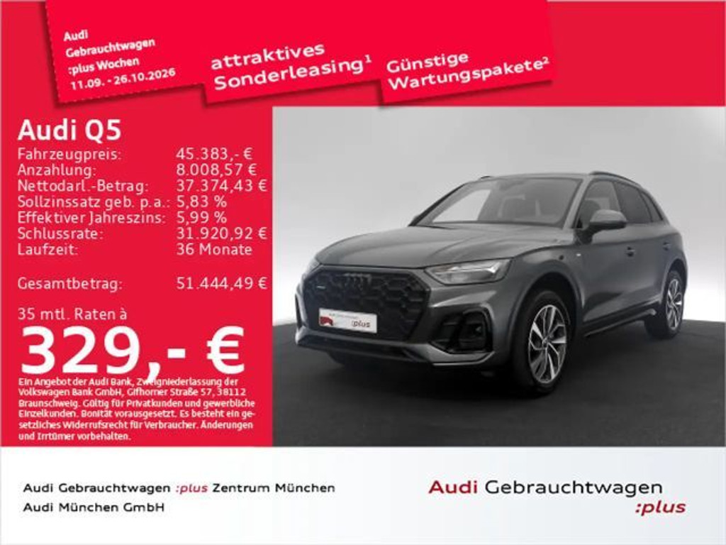 Audi Q5 Quattro S-Line S-Tronic 40 TDI
