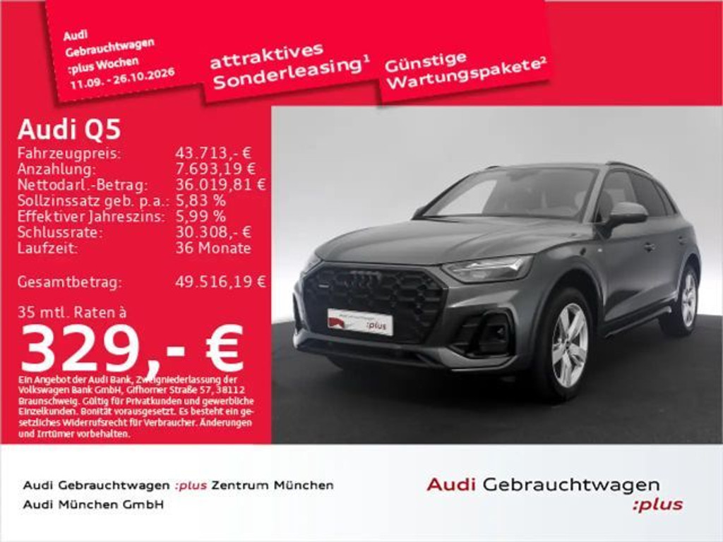 Audi Q5 Quattro S-Line S-Tronic 40 TDI