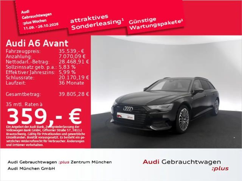 Audi A6 Quattro S-Line S-Tronic Hybride 50 TFSI