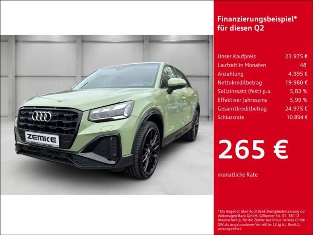 Audi Q2 S-Line S-Tronic 35 TFSI