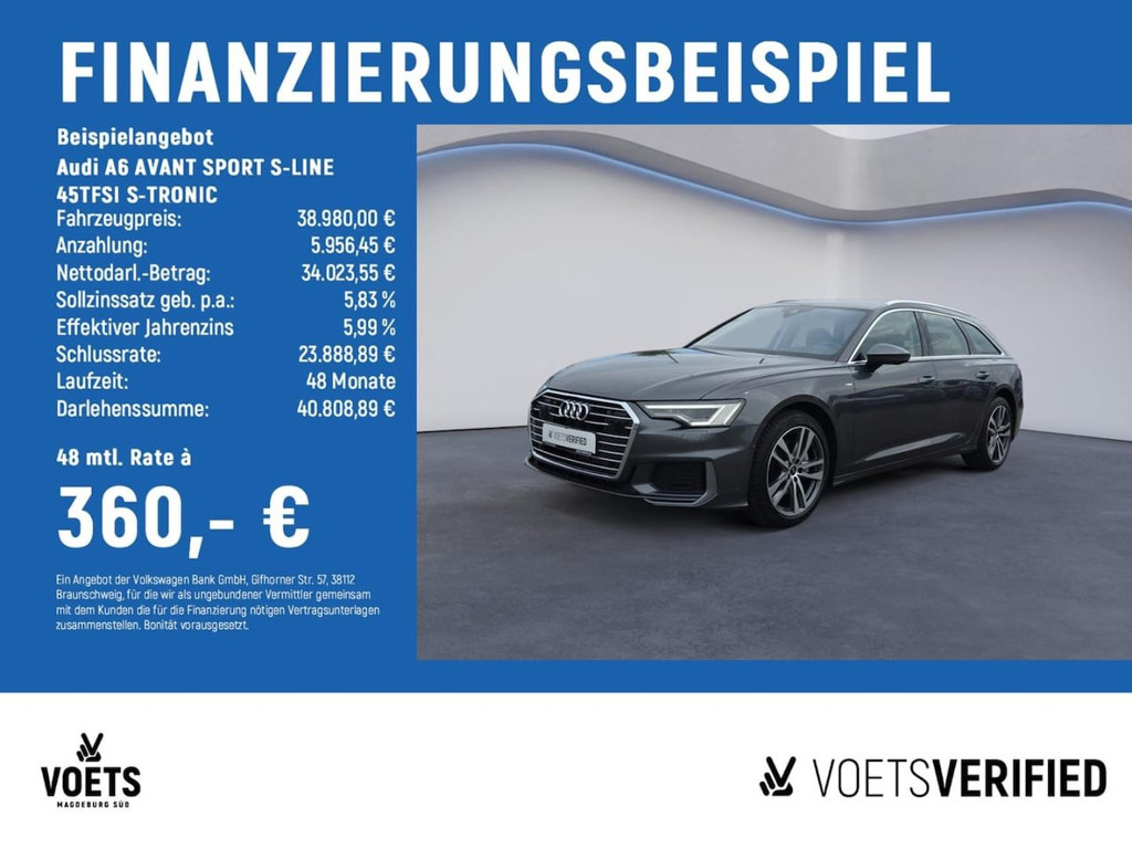 Audi A6 Avant S-Tronic Sport 45 TFSI