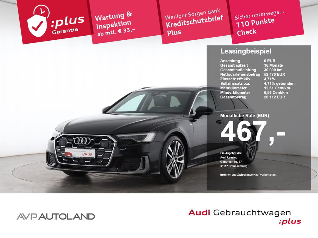 Audi A6 Avant Quattro S-Line S-Tronic 45 TFSI