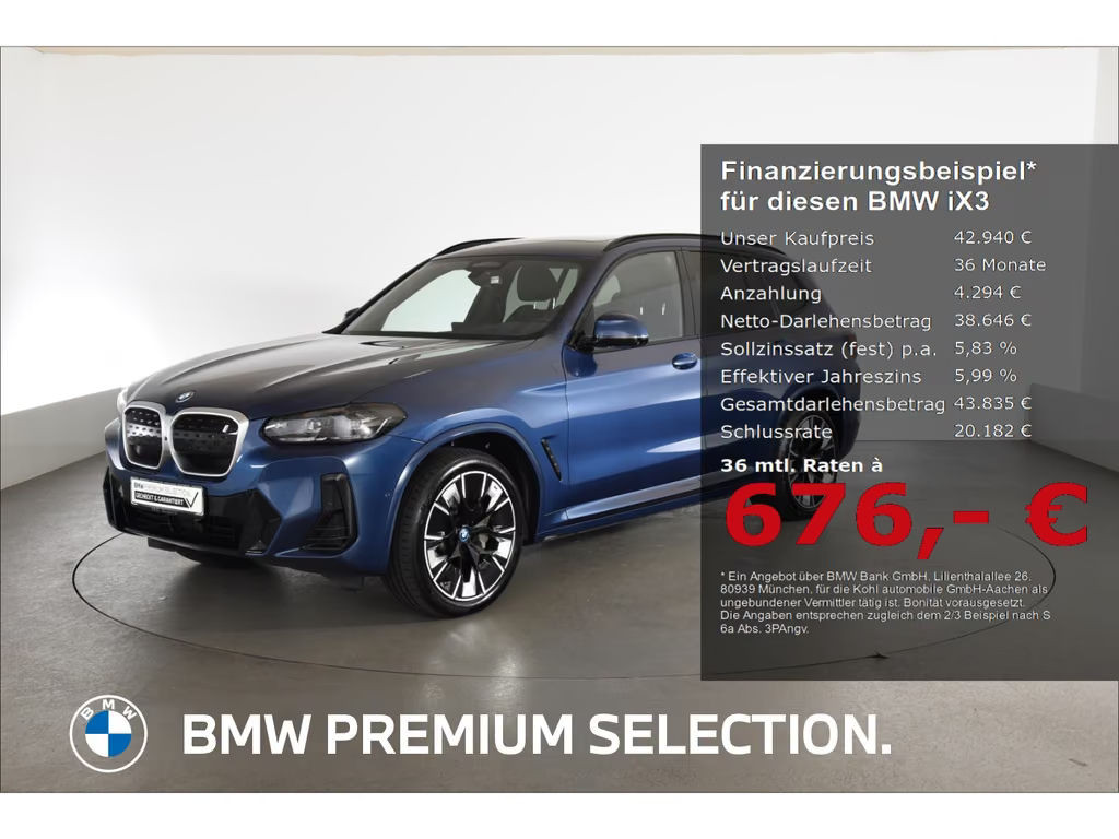 BMW iX3 M-Sport Impressive iX3
