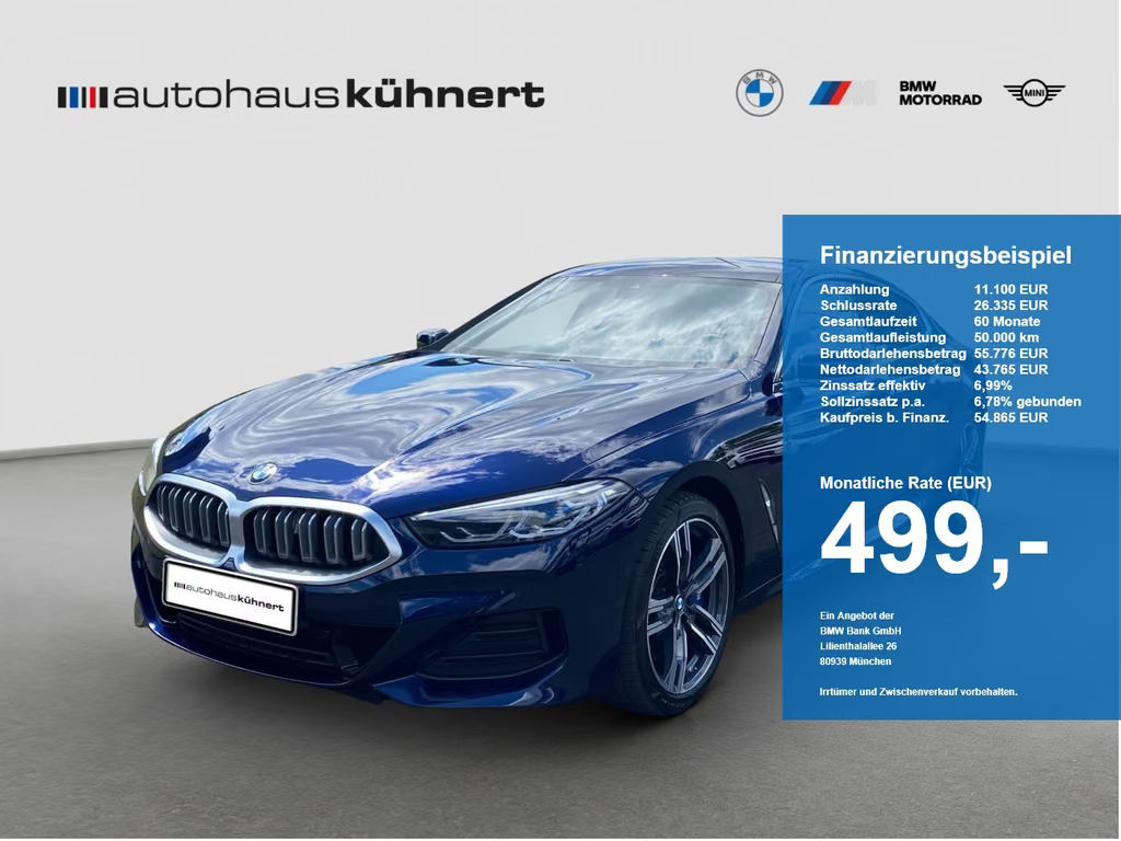 BMW 8 Serie 840 M-Sport xDrive Coupé Gran Coupé 840i