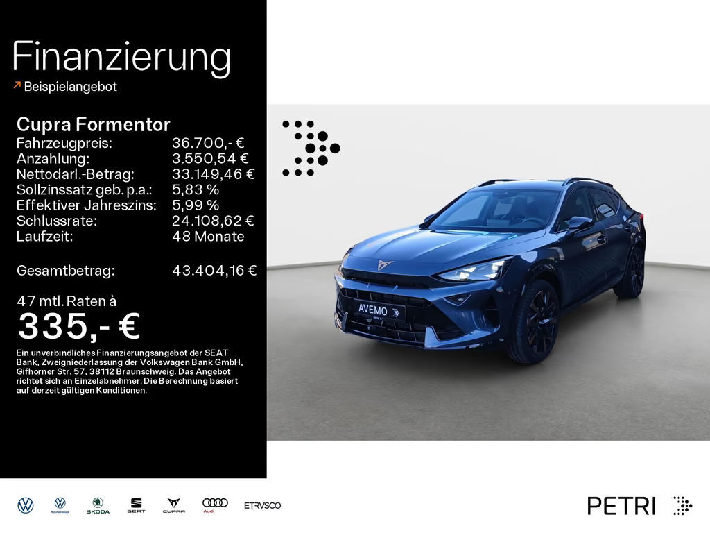 Cupra Formentor 1.5 eTSI 150 PS *Sennheiser*EDGE*AHKvo