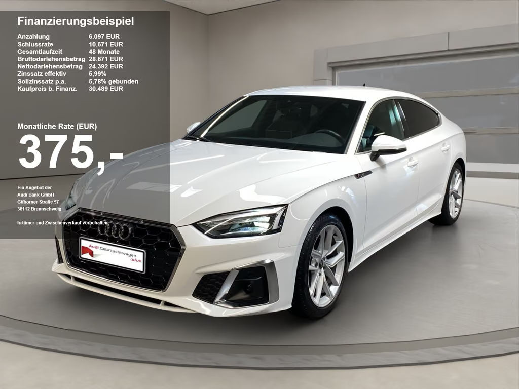 Audi A5 Sportback MHEV S-Line 2.0 TDI