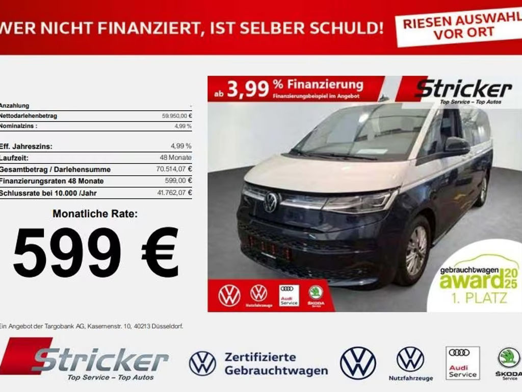 Volkswagen Multivan eHybrid Lang T7