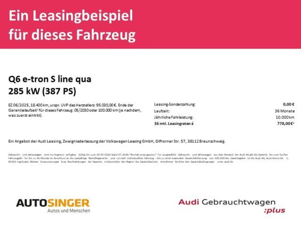 Audi Q6 e-tron