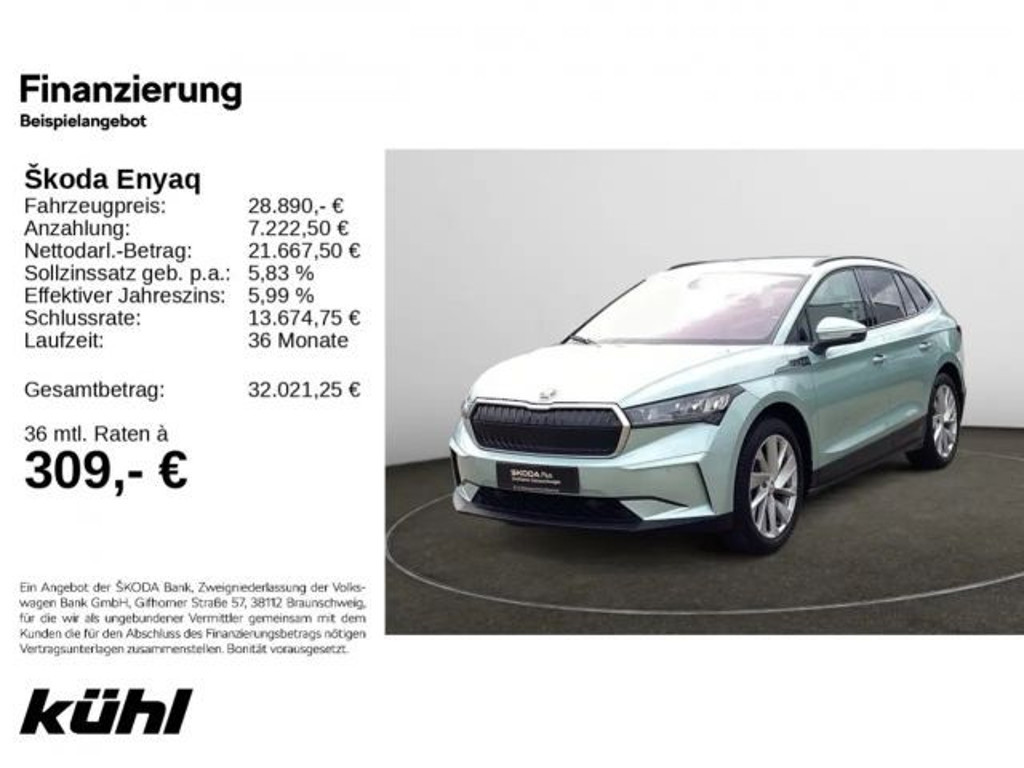 Skoda Enyaq iV iV60 Lodge Navi,AHK,Wärmepumpe