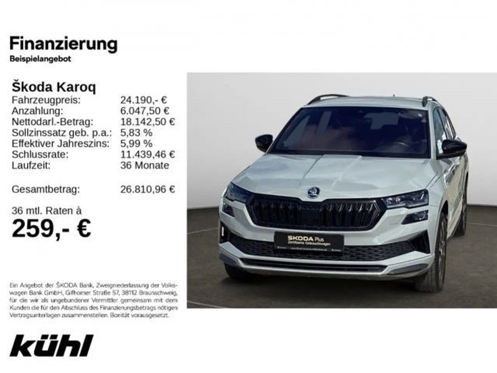 Skoda Karoq Sportline 1.5 TSI