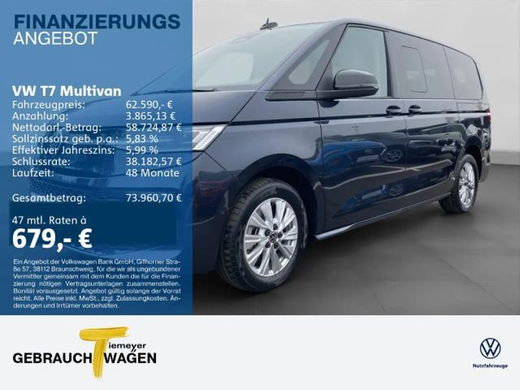 Volkswagen Multivan eHybrid Lang T7
