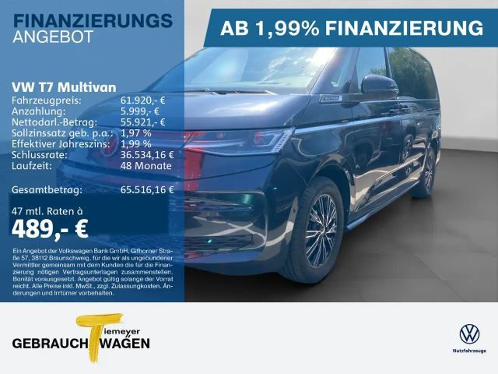 Volkswagen Multivan Style eHybrid Lang T7