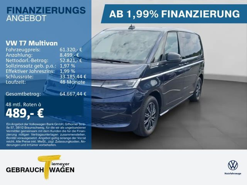 Volkswagen Multivan Style eHybrid T7
