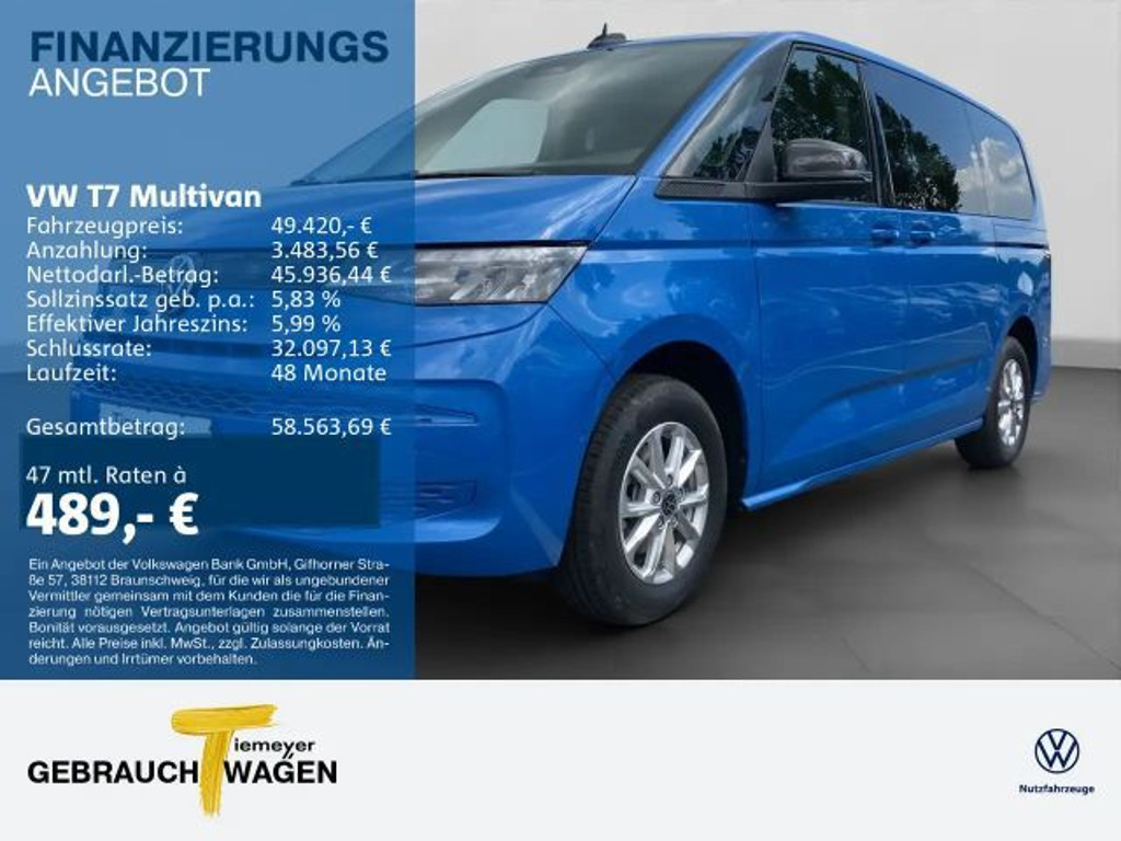 Volkswagen Multivan DSG Family 2.0 TDI Lang T7
