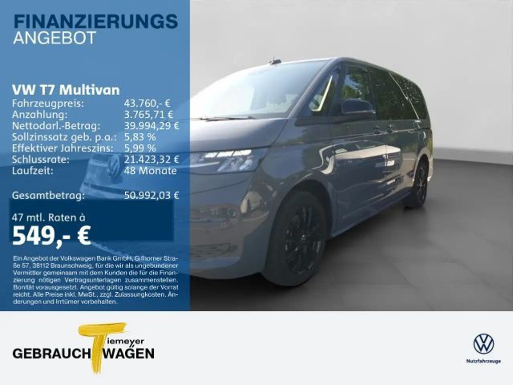 Volkswagen Multivan Life Lang T7