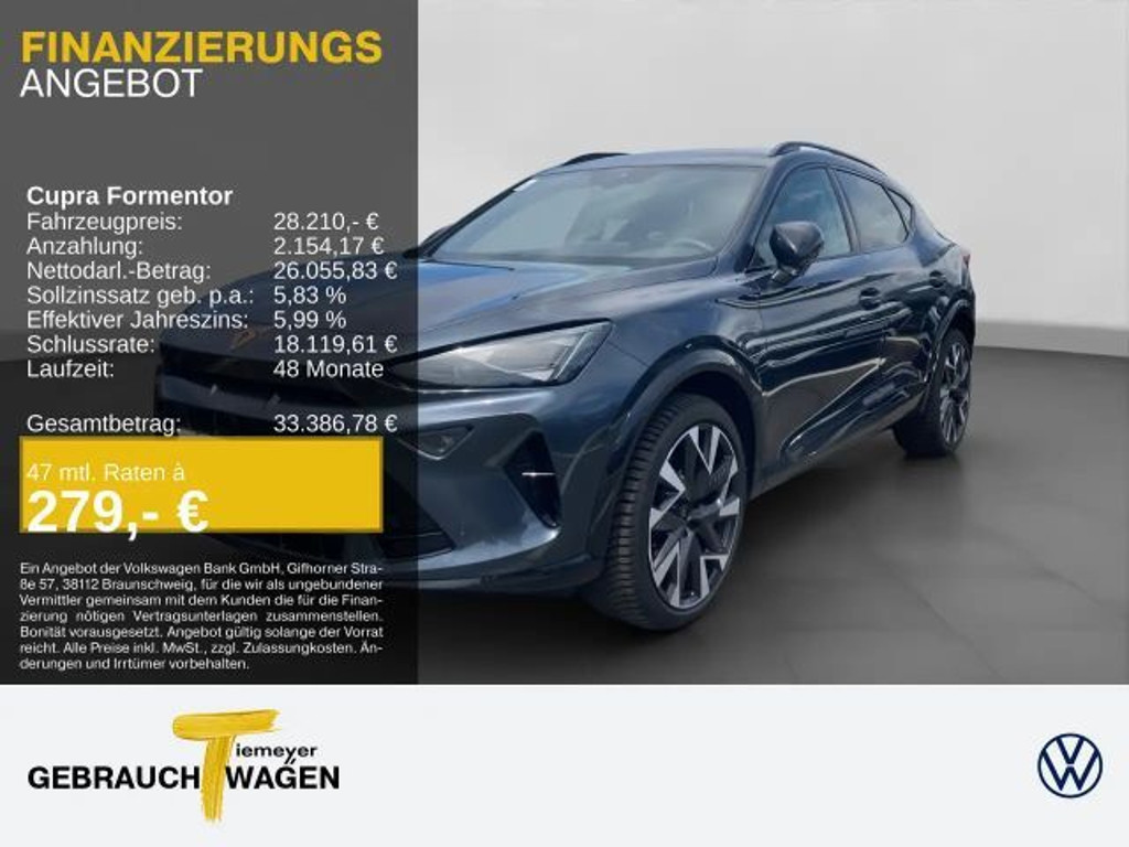 Cupra Formentor 1.5 eTSI KAMERA APP-CON SITZHZ