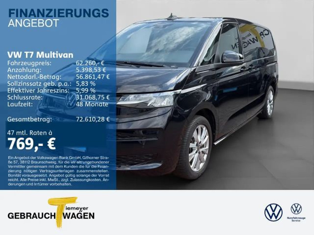 Volkswagen Multivan Life eHybrid Lang T7