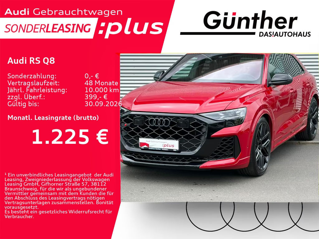 Audi RS Q8 RS Q8 +WINTERRÄDER+RS SPORTABGAS+AHK+NACHTSICHTA