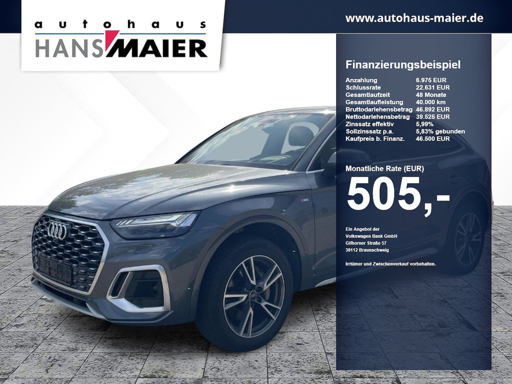 Audi Q5 Sportback Quattro S-Line S-Tronic Hybride 50 TFSI