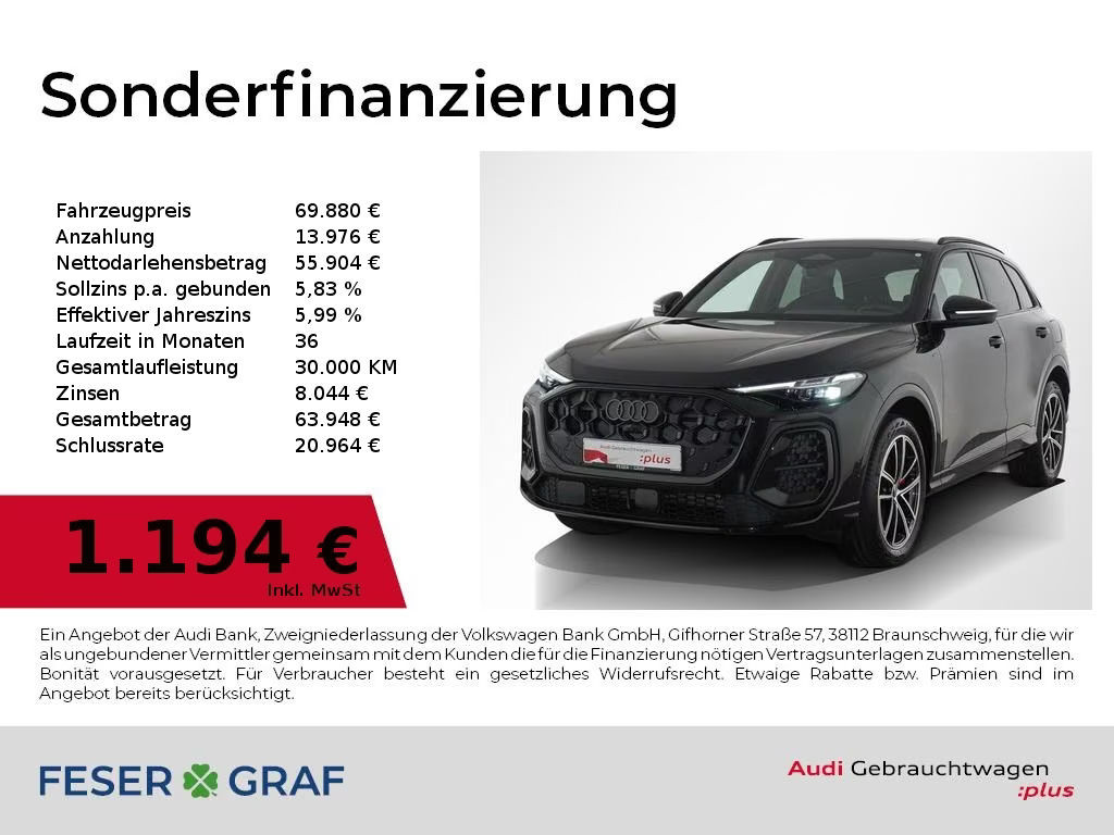 Audi Q5 Quattro S-Tronic Hybride