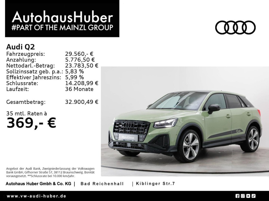 Audi Q2 Quattro S-Line S-Tronic 35 TDI