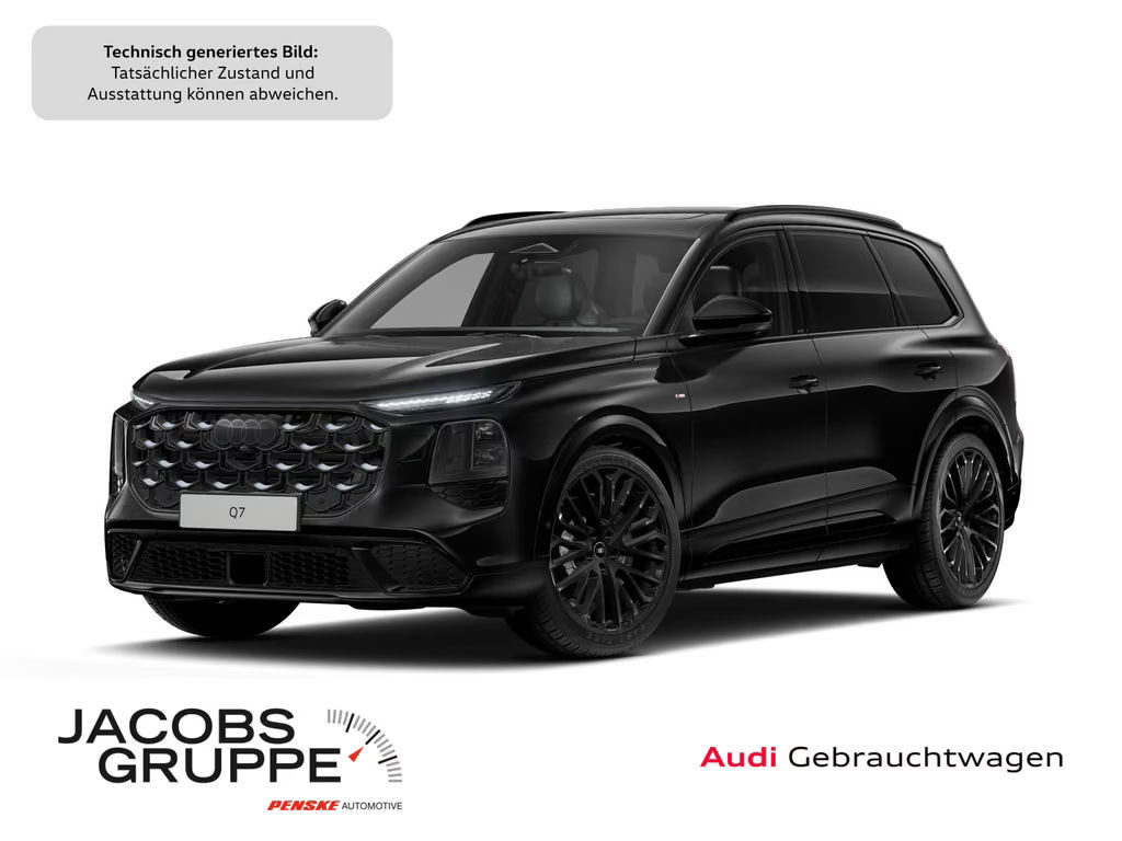 Audi Q7 TDI 2xS line/All Black/7-Sitze/Digi Matrix/Pan