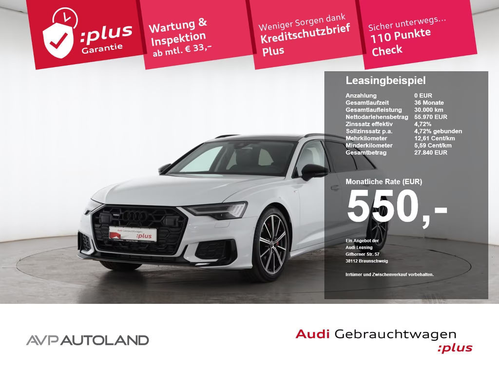Audi A6 Avant Quattro S-Line S-Tronic Hybride 55 TFSI