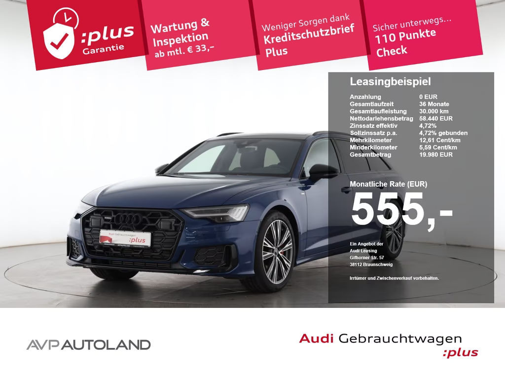 Audi A6 Avant Quattro S-Line S-Tronic Hybride 55 TFSI