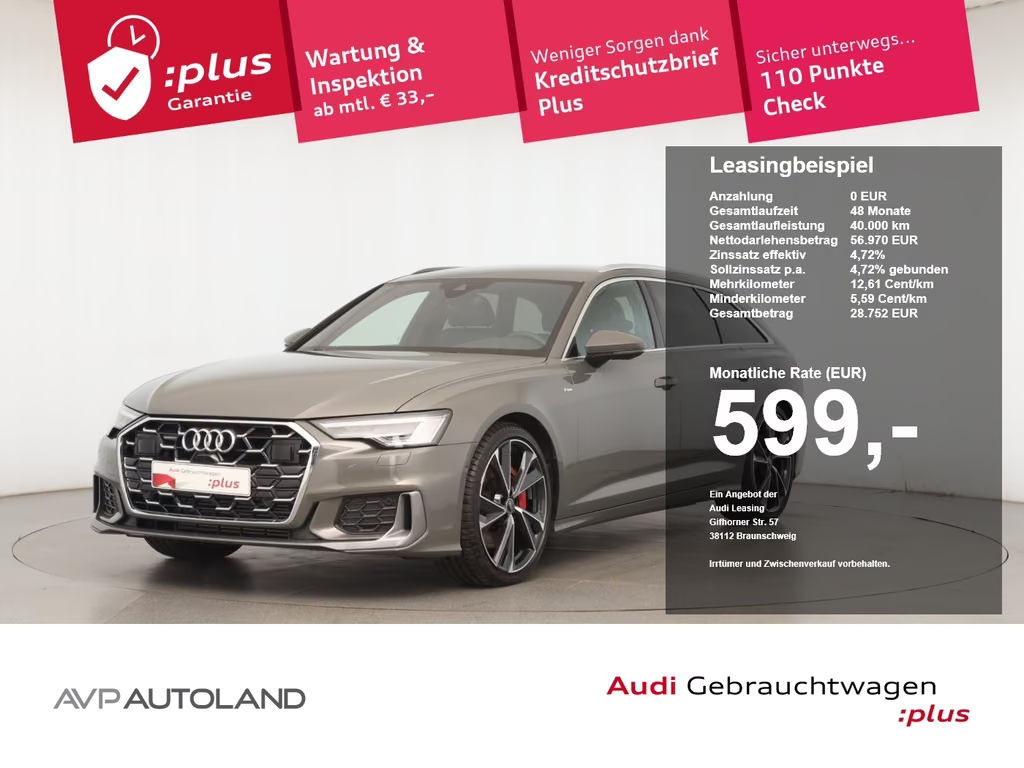Audi A6 Avant Quattro S-Line Hybride 55 TFSI