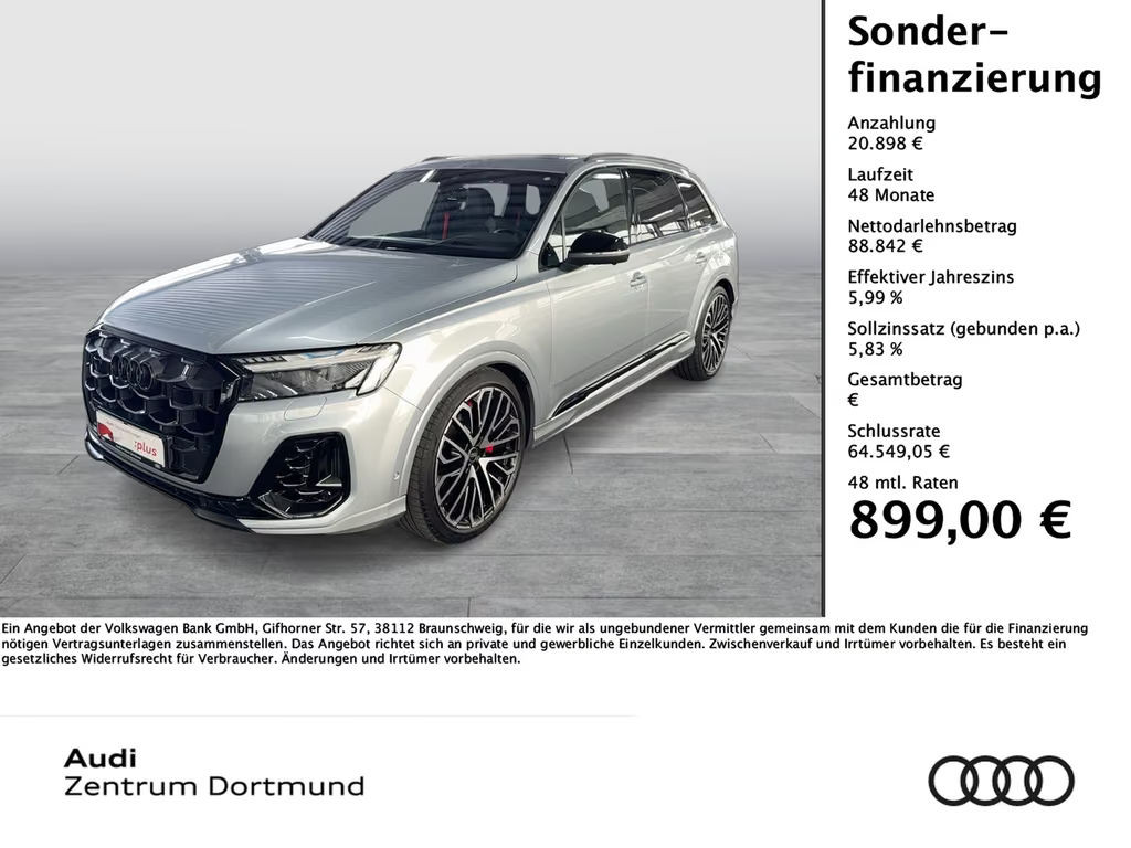 Audi SQ7 TFSI tiptronic AHK PANO MATRIXLED B&O LM22