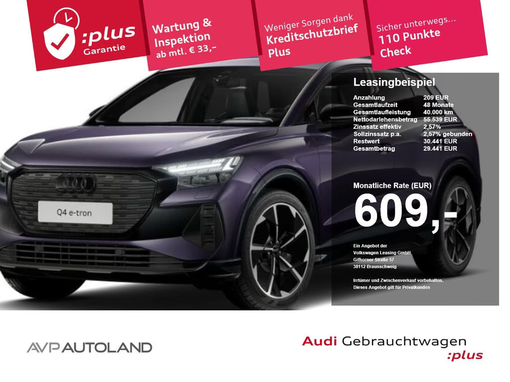 Audi Q4 e-tron Quattro S-Line