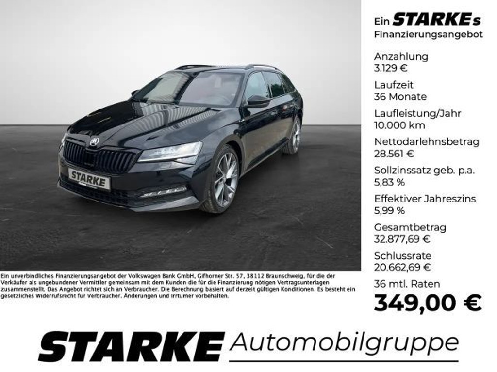 Skoda Superb Combi Sportline 2.0 TSI
