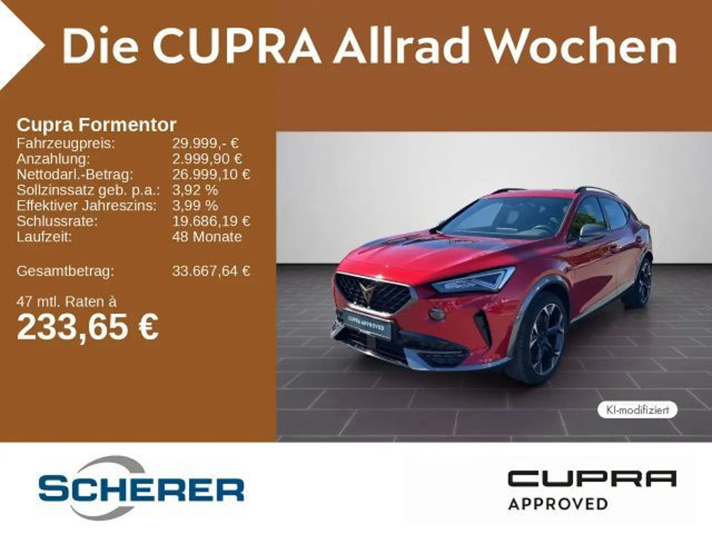 Cupra Formentor 4Drive 2.0 TSI VZ