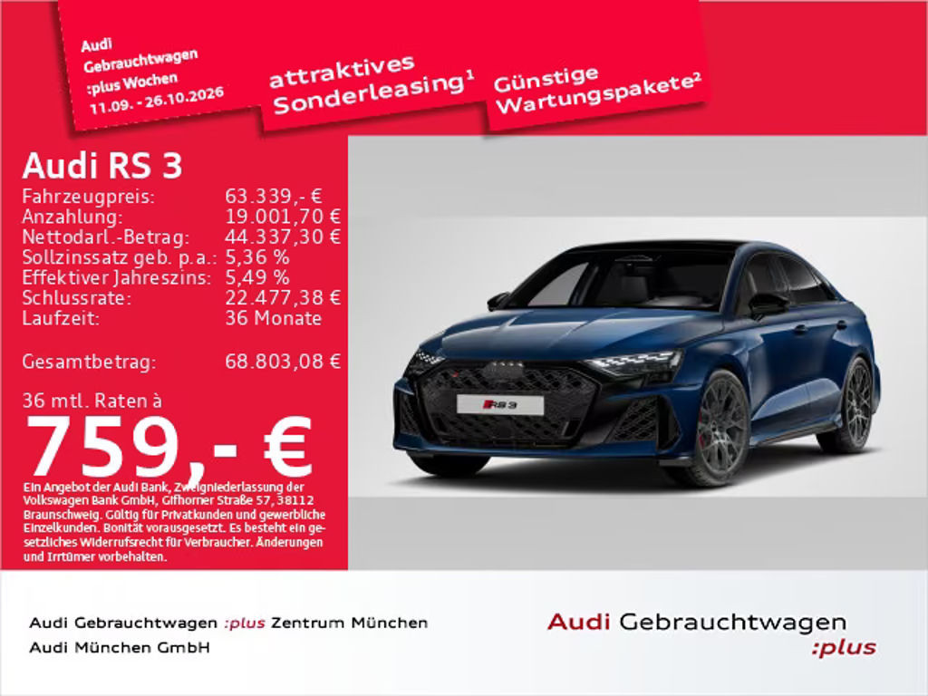 Audi RS3 Sedan S-Tronic