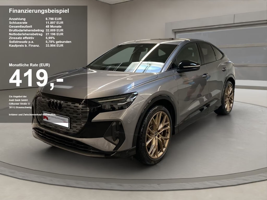 Audi Q4 e-tron Sportback S-Line 40
