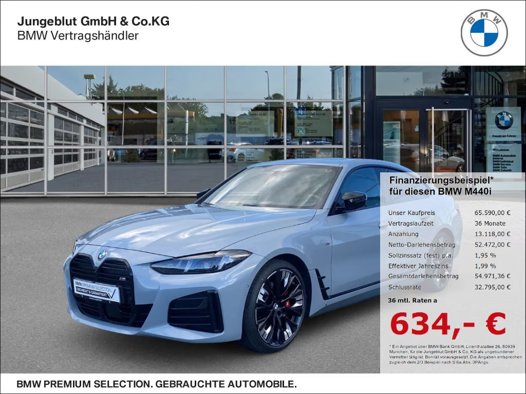 BMW M440 M-Sport xDrive Coupé Gran Coupé Sedan M440i