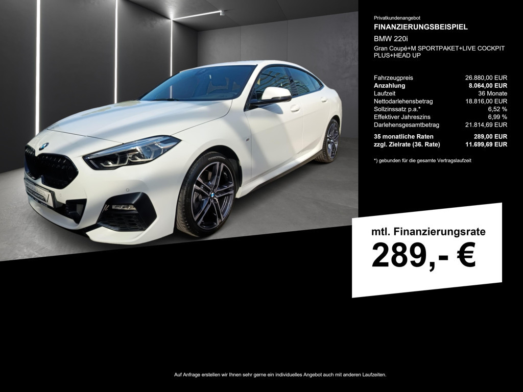 BMW 2 Serie 220 Coupé Gran Coupé 220i