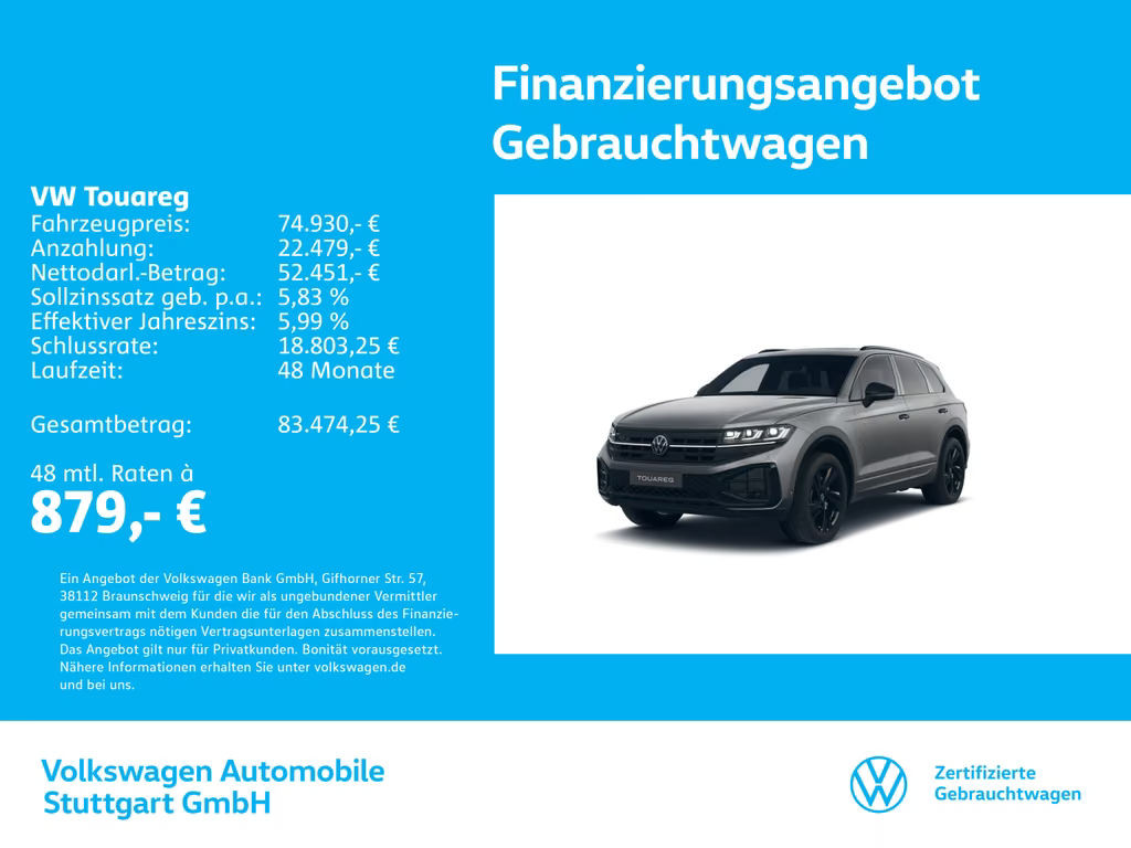 Volkswagen Touareg R-Line 3.0 V6 TDI
