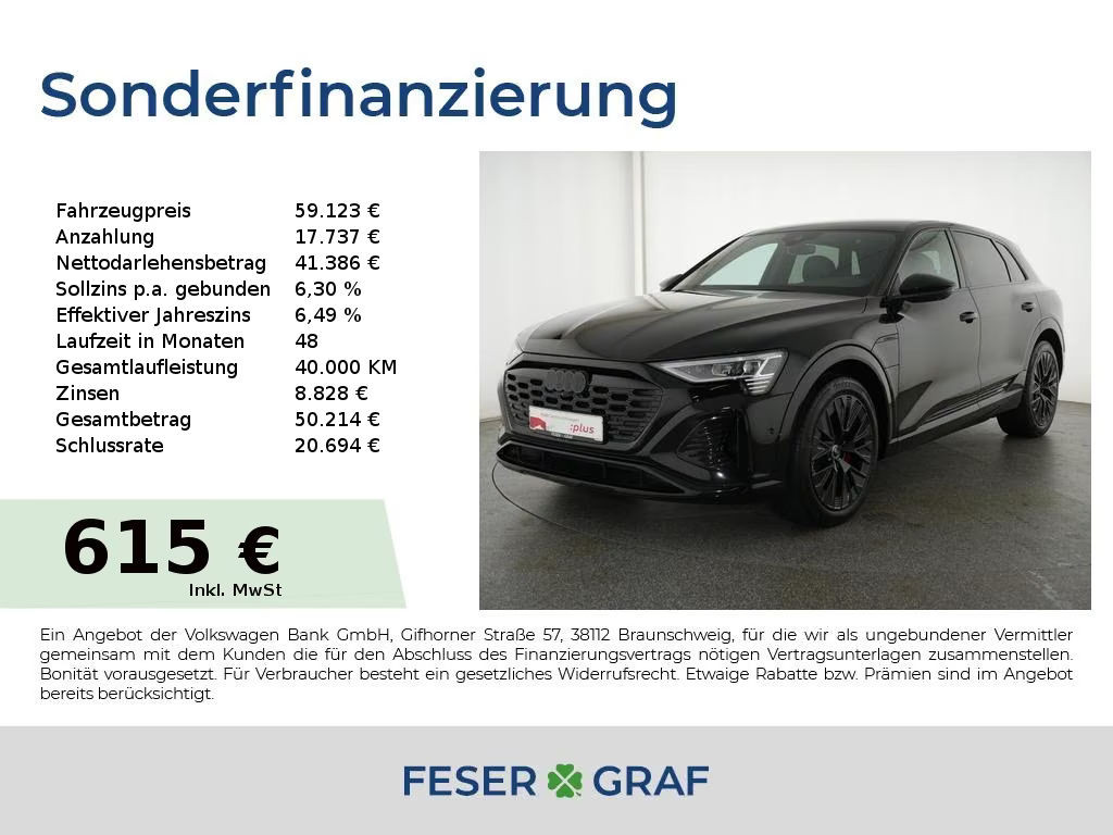 Audi Q8 e-tron Quattro S-Line 50