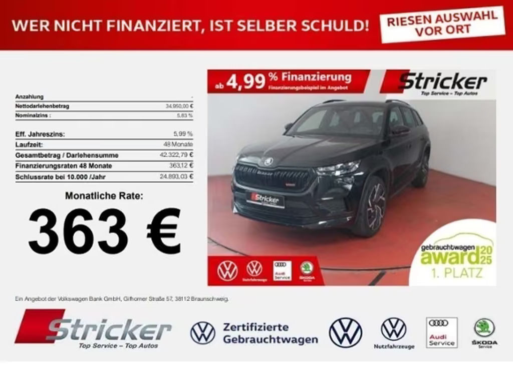 Skoda Kodiaq RS 2.0 TSI