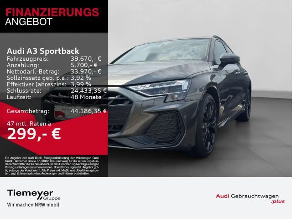 Audi A3 Sedan S-Line Hybride