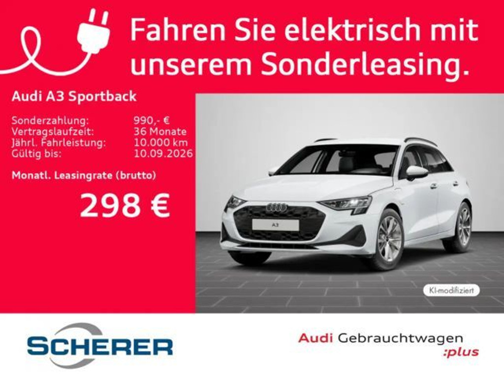 Audi A3 Sedan Hybride 40 TFSI
