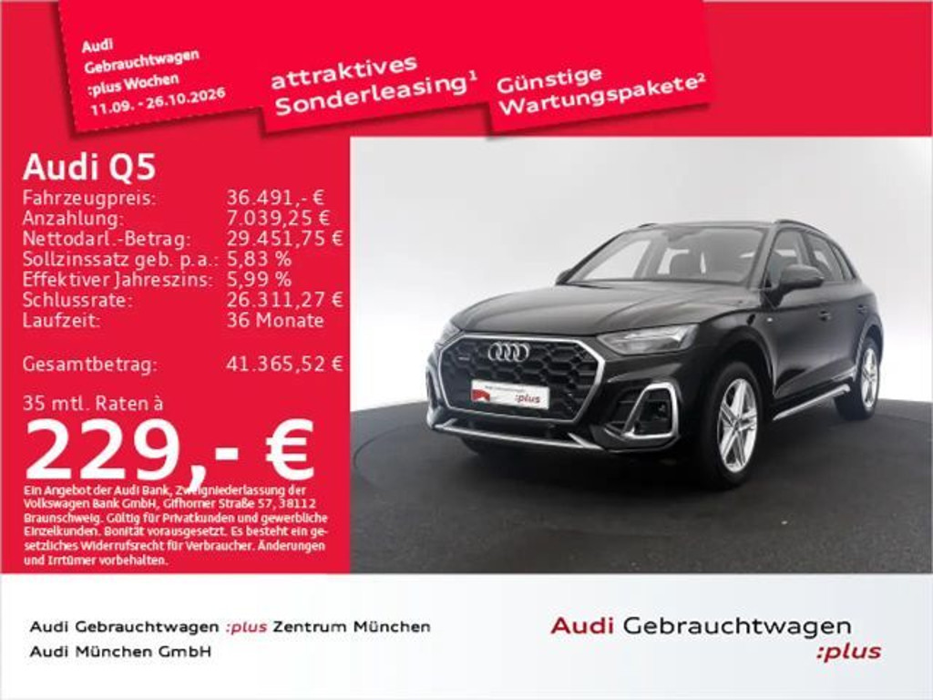 Audi Q5 Quattro S-Line S-Tronic 40 TDI