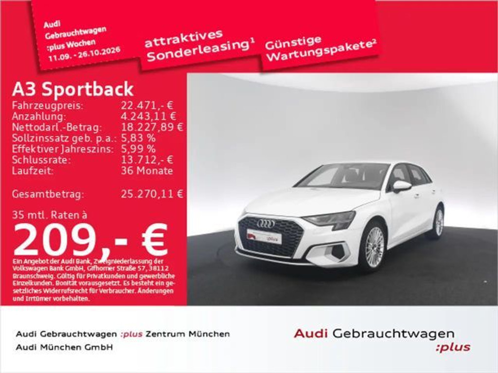 Audi A3 Sedan 30 TFSI