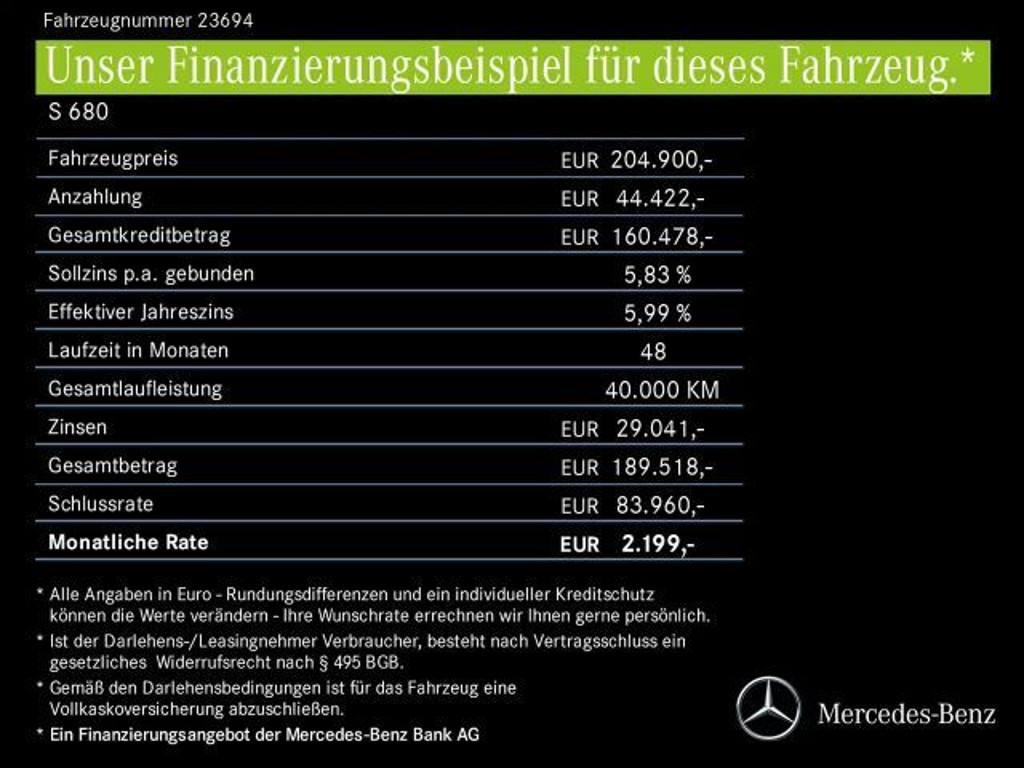 Mercedes-Benz S-Klasse