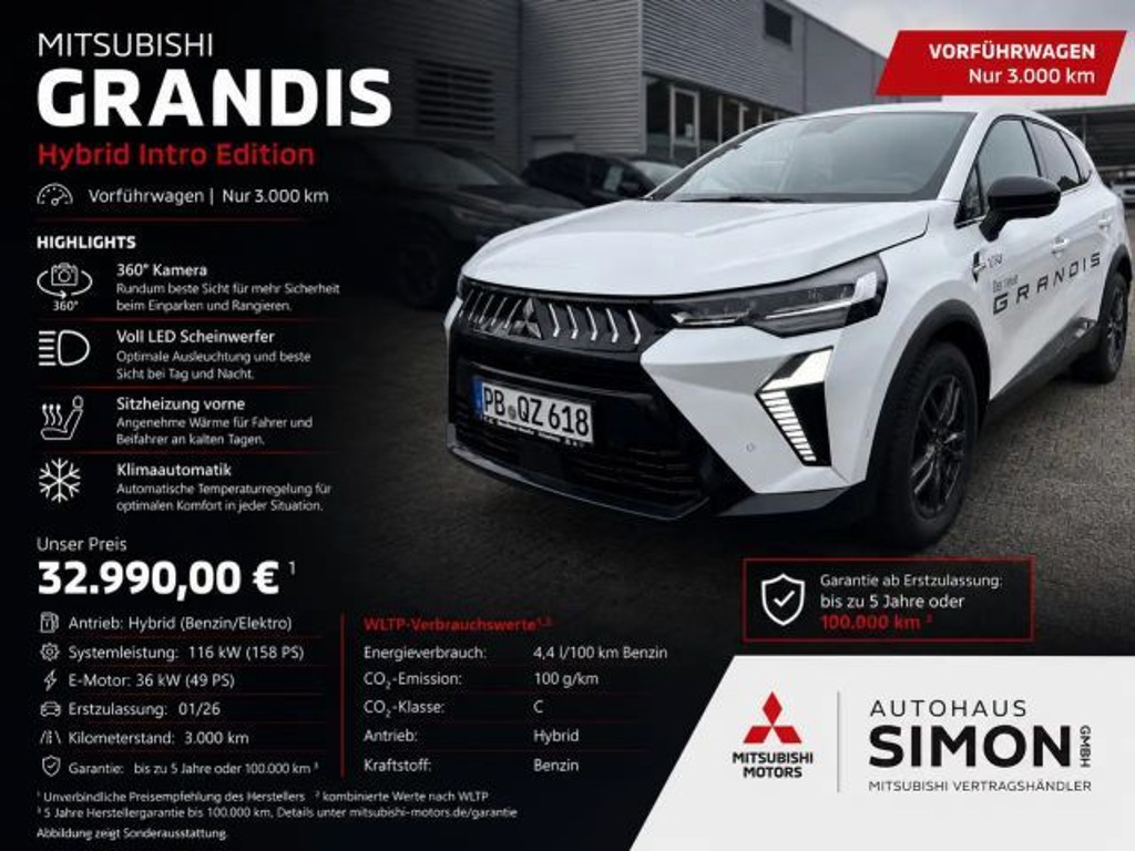 Mitsubishi Grandis 1.8 HEV First Edition