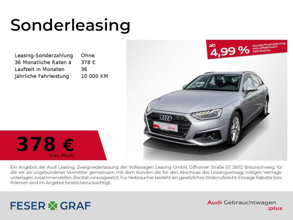 Audi A4 Avant S-Tronic 40 TFSI