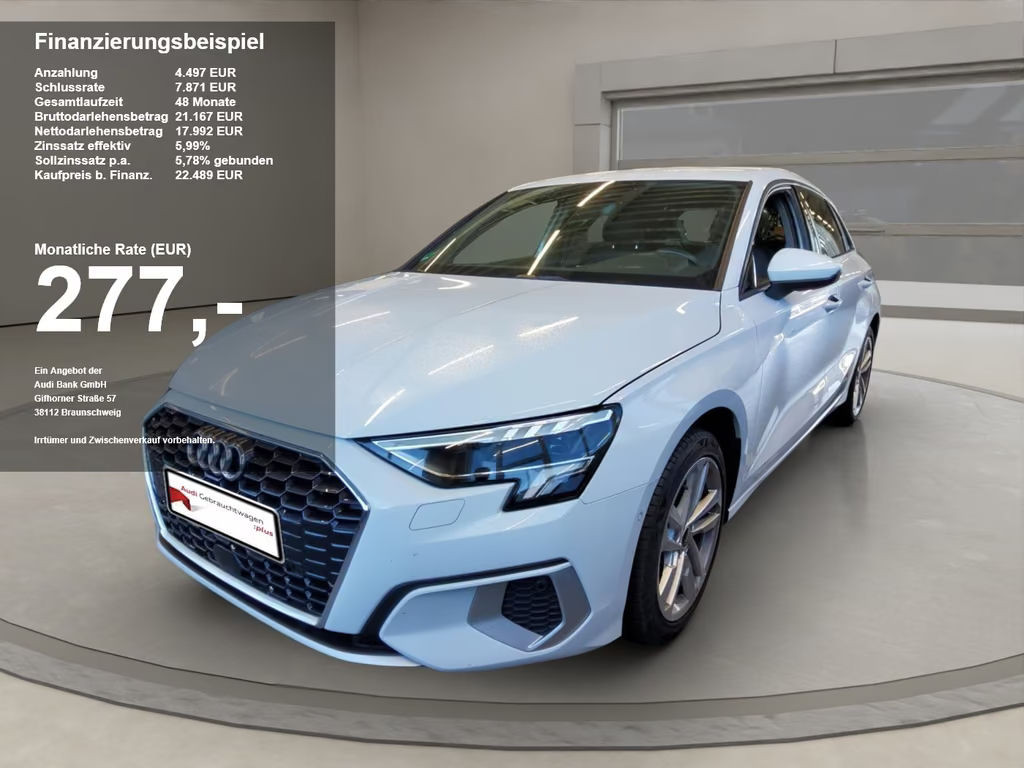 Audi A3 Sportback Sedan 1.5 TFSI